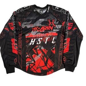 NWOT HK Army HSTL Line Padded Paintball Jersey Lava Medium